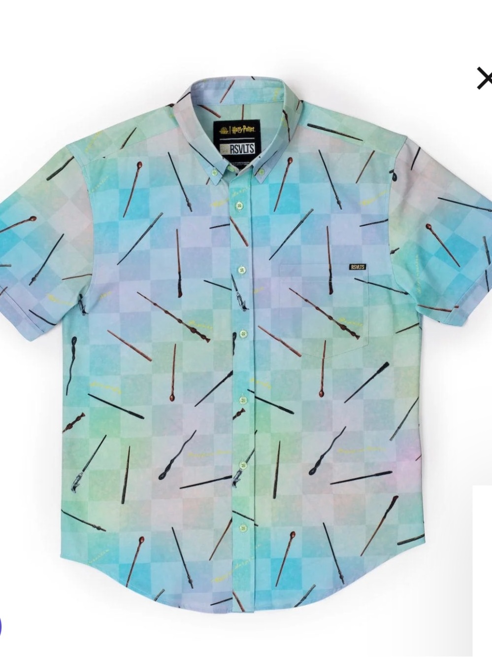 RSVLTS Youth Ollivander’s Boldest Wizard Wands Shirt Pastel Small HTF